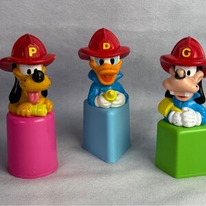 Disney Firefighter Character Toys Vintage